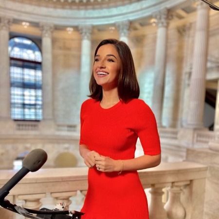 Julie Tsirkin at the Russell Senate Office Building. 